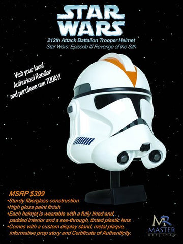 Authentic clone sale trooper helmet